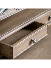 Gallery Home Light Wood Chicara Dressing Table Mirror Weathered - Image 2 of 5