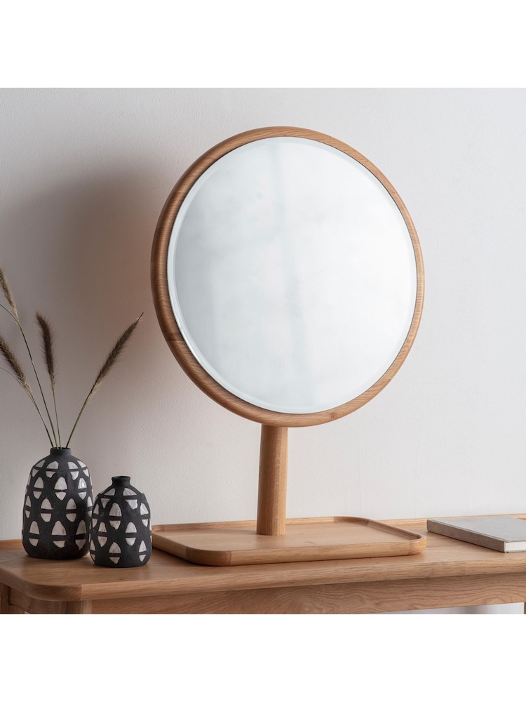 Gallery Home Light Wood Kingsley Dressing Mirror - Image 1 of 4