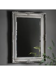 Gallery Home Silver Hampton Rectangle Ant Mirror - Image 2 of 4
