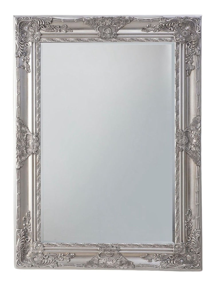 Gallery Home Silver Hampton Rectangle Ant Mirror - Image 4 of 4
