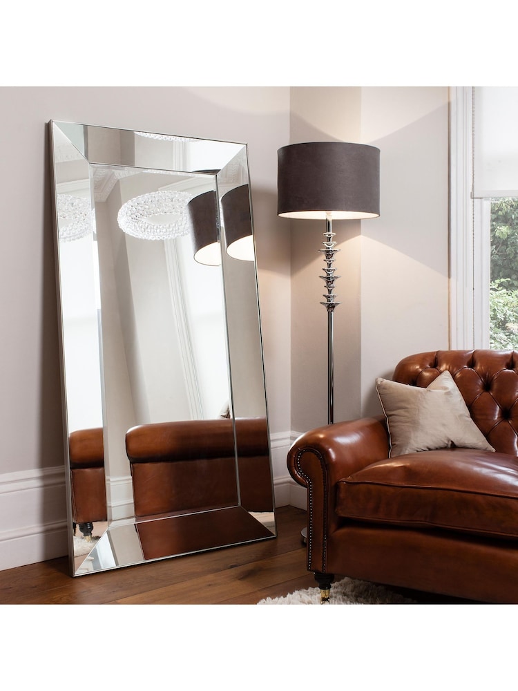 Gallery Home Silver Vassel Leaner Mirror - Image 1 of 3