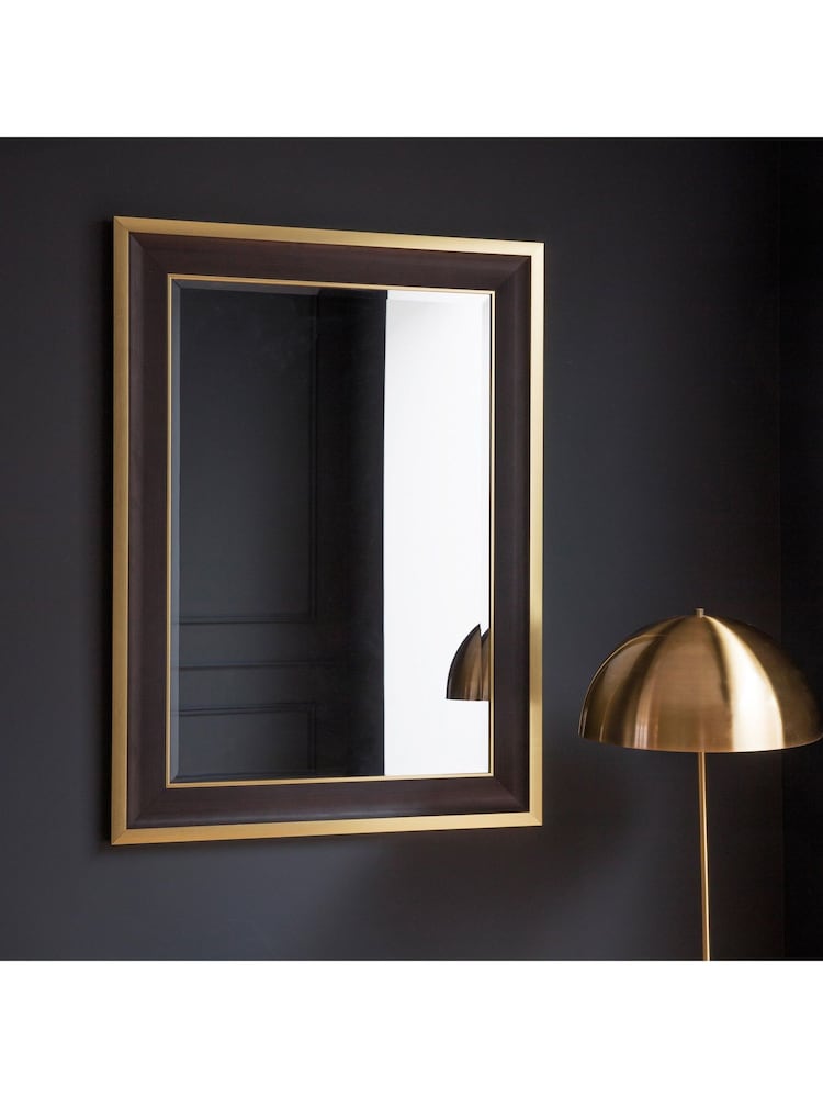 Gallery Home Black Edgemont Rectangle Mirror - Image 1 of 3