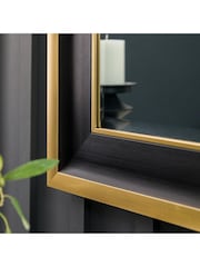 Gallery Home Black Edgemont Rectangle Mirror - Image 2 of 3