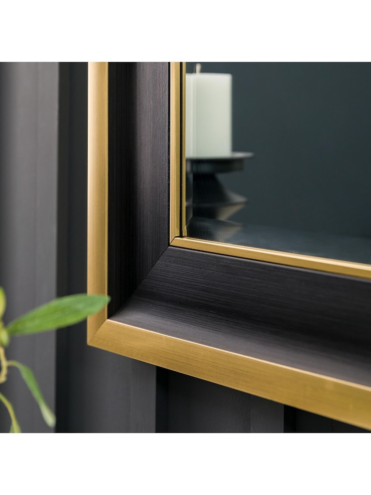 Gallery Home Black Edgemont Rectangle Mirror - Image 2 of 3