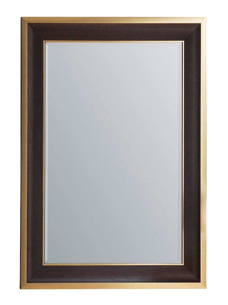 Gallery Home Black Edgemont Rectangle Mirror - Image 3 of 3 Gallery Home Black Edgemont Rectangle Mirror - Image 3 of 3