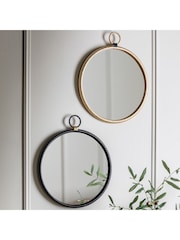Gallery Home Gold Baystone Round Mirror - Image 2 of 5