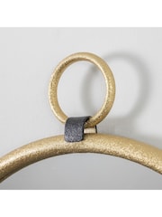 Gallery Home Gold Baystone Round Mirror - Image 3 of 5