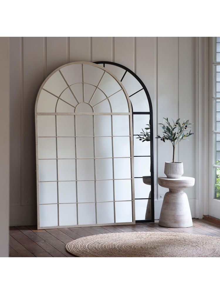 Gallery Home White Hemford Leaner Mirror - Image 1 of 2 Gallery Home White Hemford Leaner Mirror - Image 1 of 2