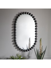Gallery Home Black Cerone Mirror - Image 1 of 3