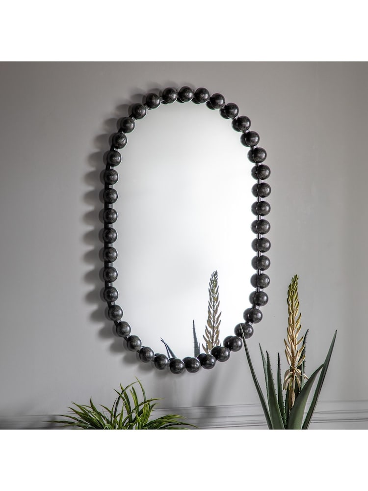 Gallery Home Black Cerone Mirror - Image 1 of 3