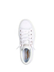 Skechers White Wide Fit Arcade Meet Ya There Trainers - Image 3 of 4