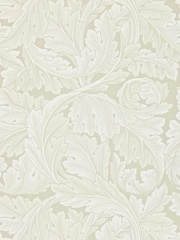 Morris & Co Acanthus Chalk Morris Friends A4 Wallpaper Sample - Image 1 of 1