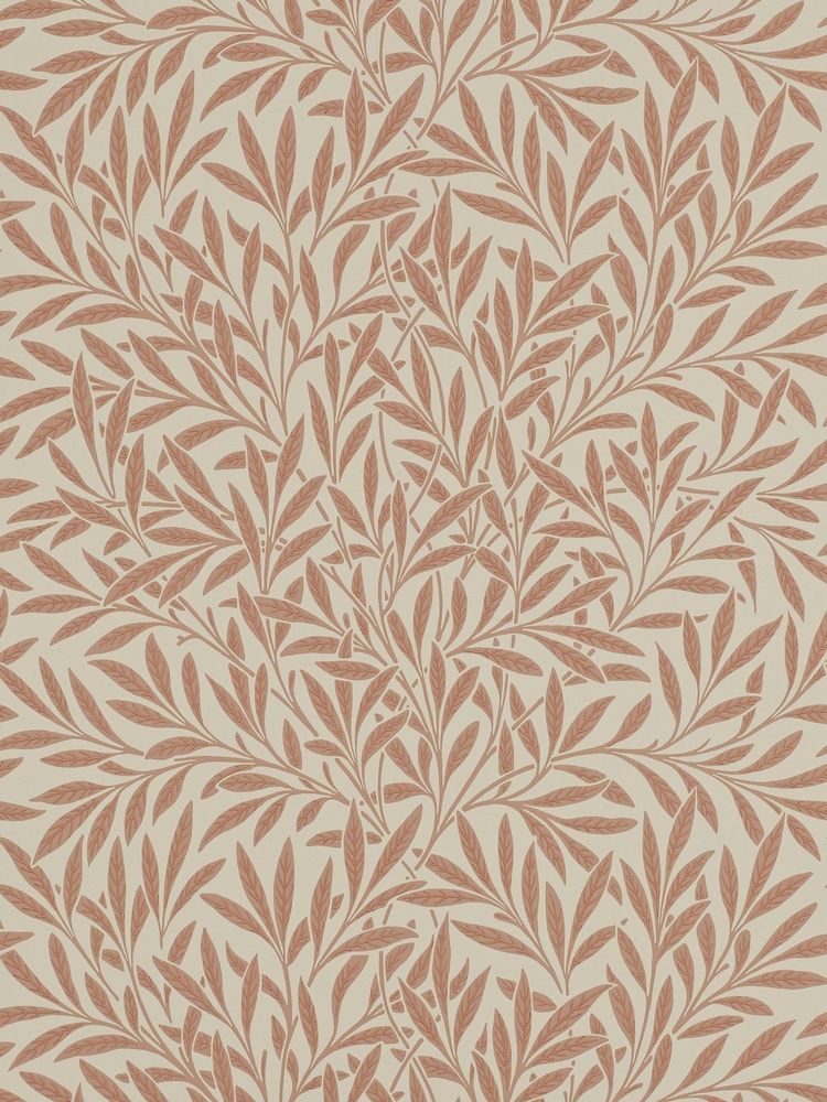 Morris & Co Willow Russet Friends A4 Sample Wallpaper - Image 1 of 1