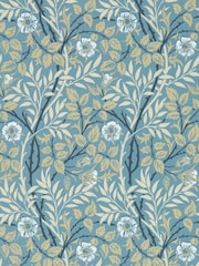 Morris & Co Sweet Briar Mineral Linen Friends A4 Sample Wallpaper - Image 1 of 1