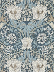 Morris & Co Honeysuckle Tulip Woad Thyme Morris Friends A4 Wallpaper - Image 1 of 1