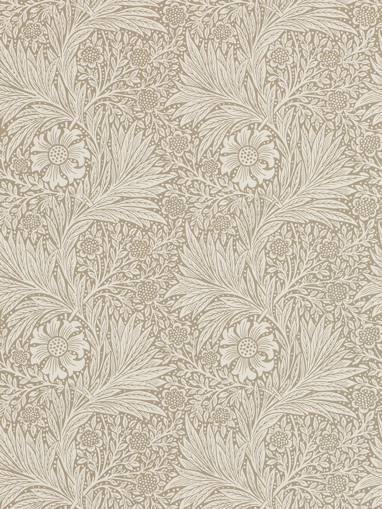 Morris & Co Marigold Linen Morris Friends A4 Wallpaper Sample - Image 1 of 1
