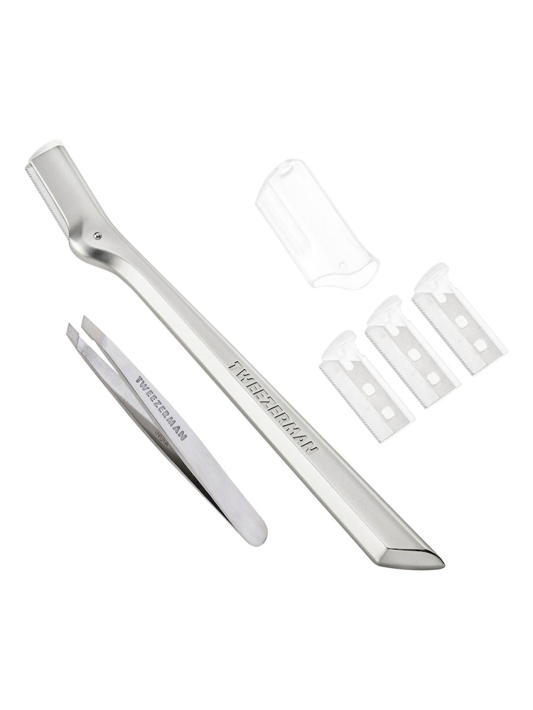 Tweezerman Brow Grooming Razor and Mini Tweezer Set (Worth £32) - Image 1 of 5