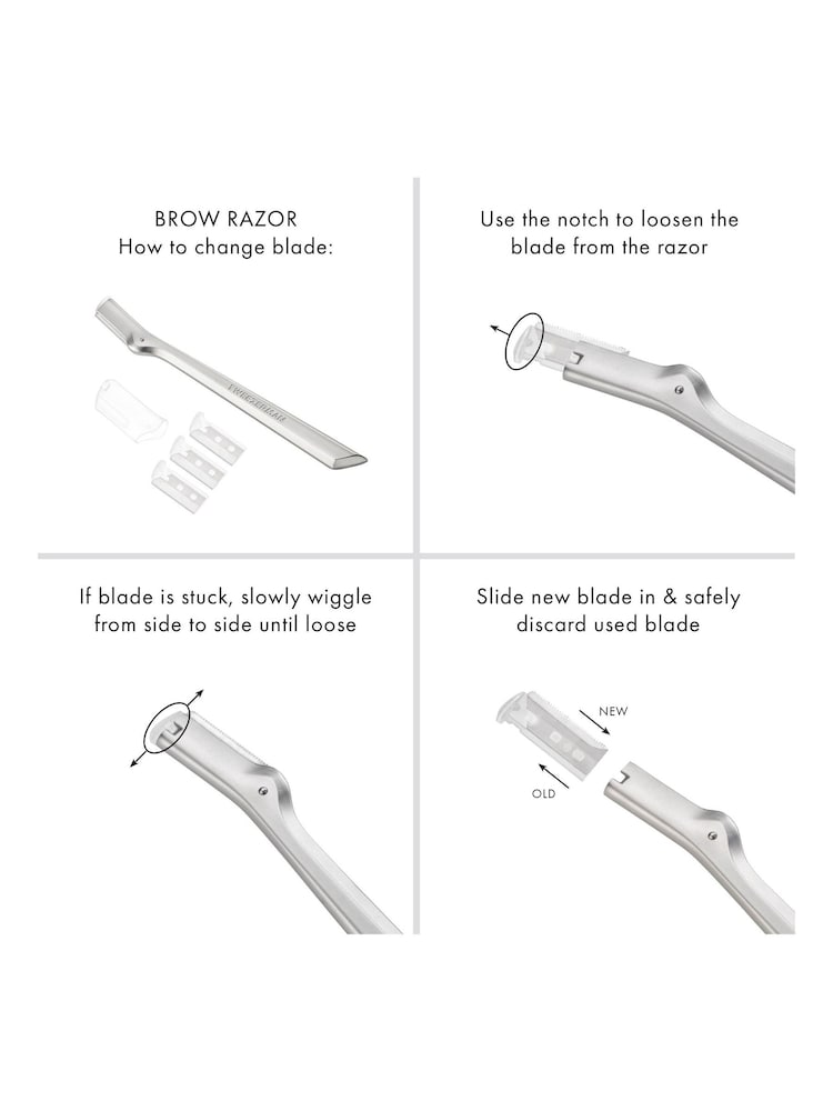 Tweezerman Brow Grooming Razor and Mini Tweezer Set (Worth £32) - Image 5 of 5