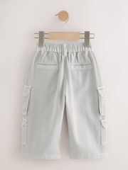 Grey 100% Cotton Cargo Trouser Jeans (3mths-7yrs) - Image 6 of 8