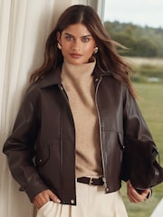 Lipsy 80s Style Biker Jacket - Imagen 1 de 4