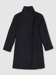 Reiss Navy Kia Coat - Image 2 of 5