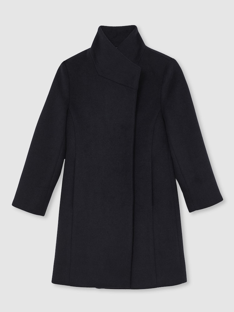 Reiss Navy Kia Coat - Image 2 of 5