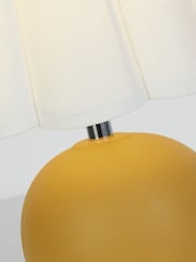 Searchlight Mustard and Chrome Rechargeable LED Touch Libby Table Lamp - Image 4 of 4