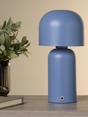 Searchlight Blue Bellota Table Lamp - Image 1 of 4