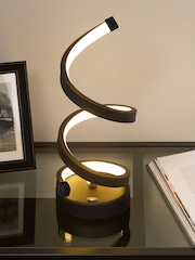 Searchlight Black Helix Lumina Table Lamp - Image 1 of 4