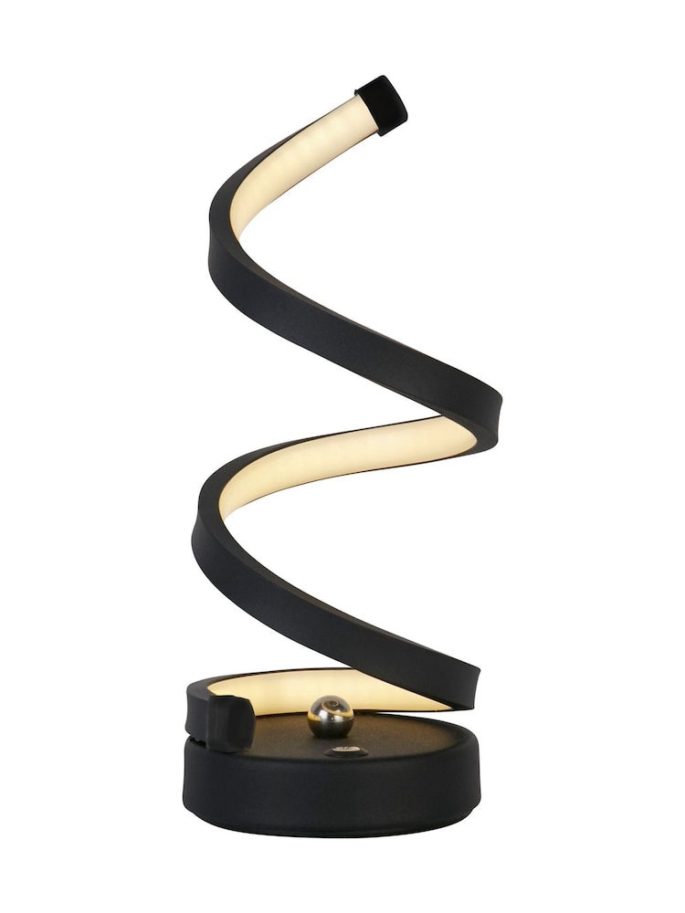 Searchlight Black Helix Lumina Table Lamp - Image 2 of 4