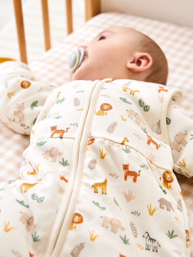 JoJo Maman Bébé Safari 3.5 Tog Baby Sleeping Bag - Image 2 of 2