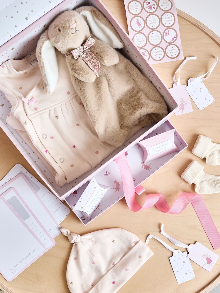 JoJo Maman Bébé Pink Fairy Mouse Fairy Mouse My First Memories Filled Keepsake Box - Image 2 of 10