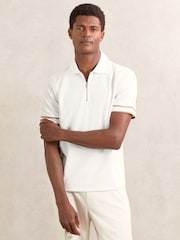 Reiss White Zain Polo Shirt - Image 1 of 5