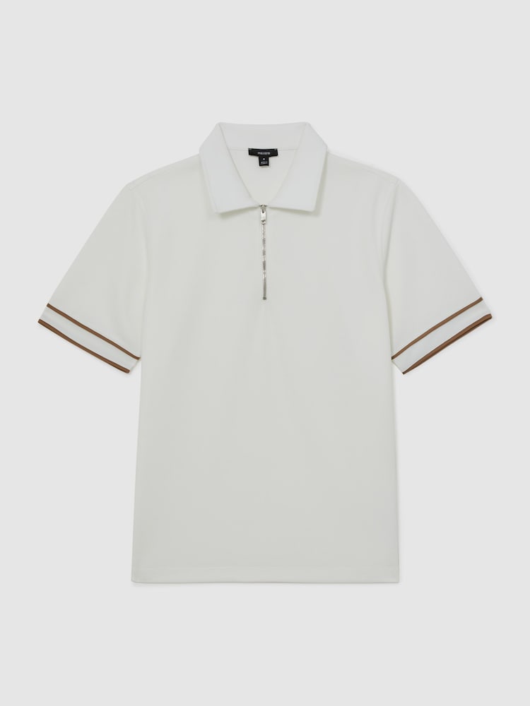 Reiss White Zain Polo Shirt - Image 2 of 5