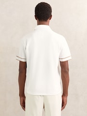 Reiss White Zain Polo Shirt - Image 4 of 5