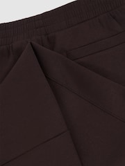 Reiss Plum Laney Tapered Elasticated-Waist Joggers - Image 6 of 6