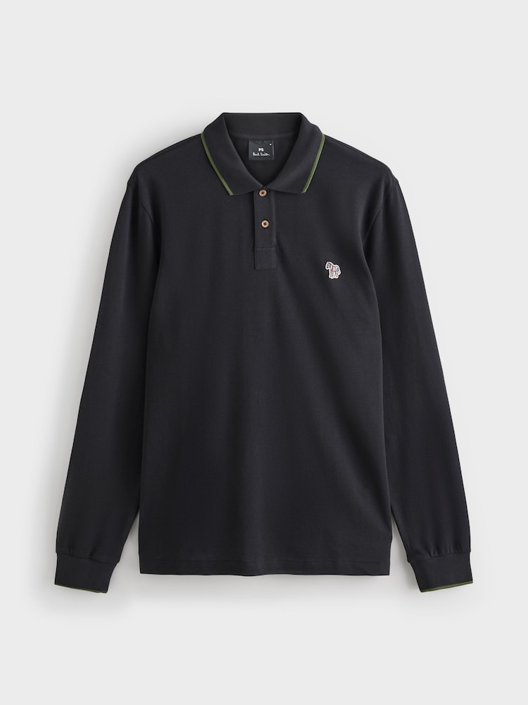 PS Paul Smith Regular-Fit Tipped Collar Polo Shirt - Image 1 of 1
