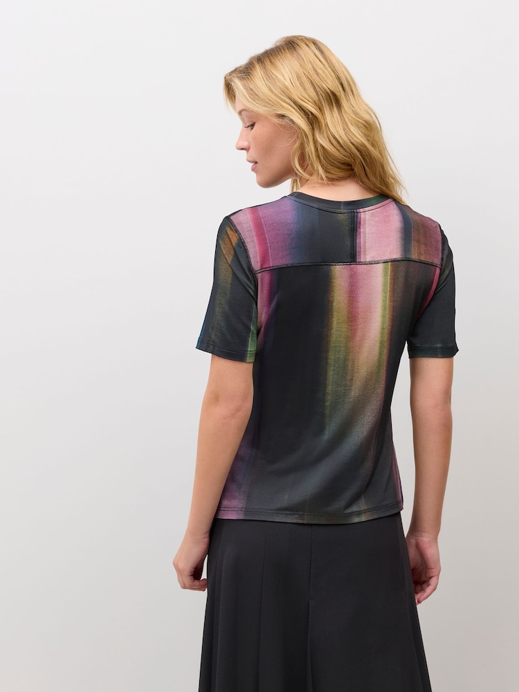 PS Paul Smith Floral Print Black T-Shirt - Image 2 of 4