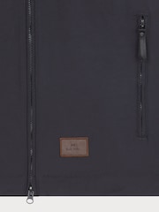 PS Paul Smith Regular-Fit Logo Harrington Black Jacket - Image 3 of 5