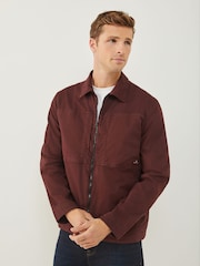 PS Paul Smith Zip Red Through Overshirt Jacket - Image 1 of 4