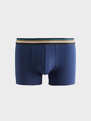 PS Paul Smith Blue Stripe Detail Boxers 3 Pack - Image 3 of 4