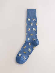PS Paul Smith Patterned Black Socks 3 Pack - Image 2 of 4
