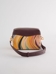 PS Paul Smith Multi Swirl Leather Cross-Body Bag - Image 1 of 1