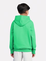 Verde - New Balance Kids French Terry Stacked 100% Cotton Logo Hoodie - Imagen 3 de 8