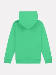 Verde - New Balance Kids French Terry Stacked 100% Cotton Logo Hoodie - Imagen 7 de 8