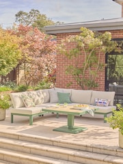 Green Metal Dali Corner Sofa and Table Lounge Set - Image 1 of 11