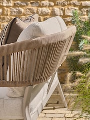 4 Piece Natural Soller Sofa Chairs and Table Lounge Set - Image 2 of 8