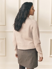 Laura Ashley Mole Cable Knit Cardigan - Image 4 of 8