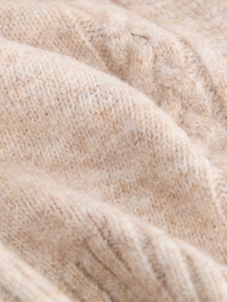 Laura Ashley Mole Cable Knit Cardigan - Image 8 of 8