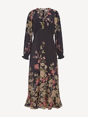 Sea New York Black Jolie Print Midi Dress - Image 6 of 6